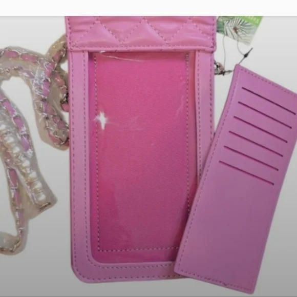 NWT Badgley Mischka Lavender Quilted Crossbody Mini Bag - Picture 5 of 9